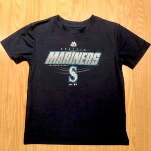 Seattle Mariners Logo Boys T-shirt (Majestic)